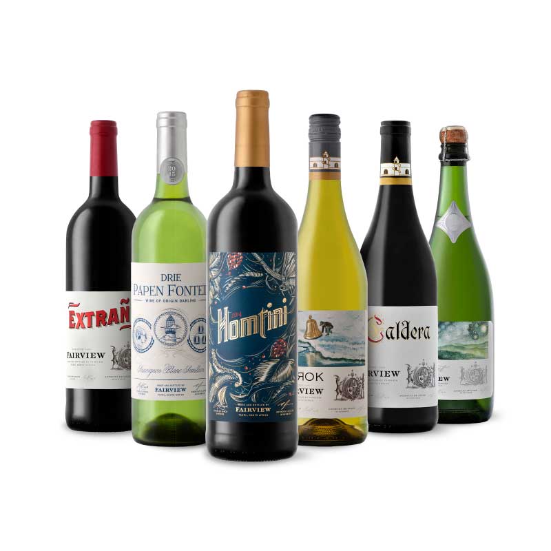 Fairview Regional Revival wine range display
