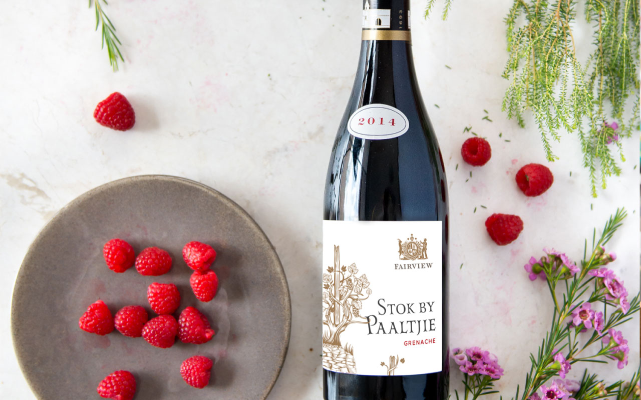 Stok by Paaltjie wine bottle with packaging
