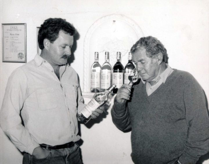 Charles with his father Cyril