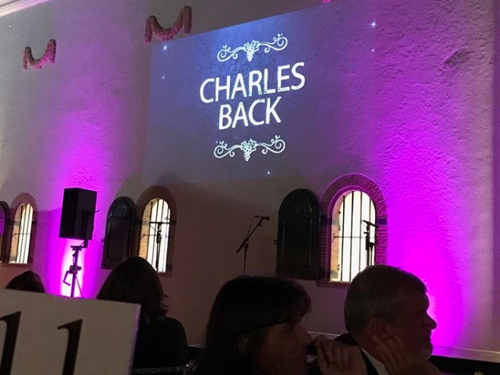 Charles Back honoured!