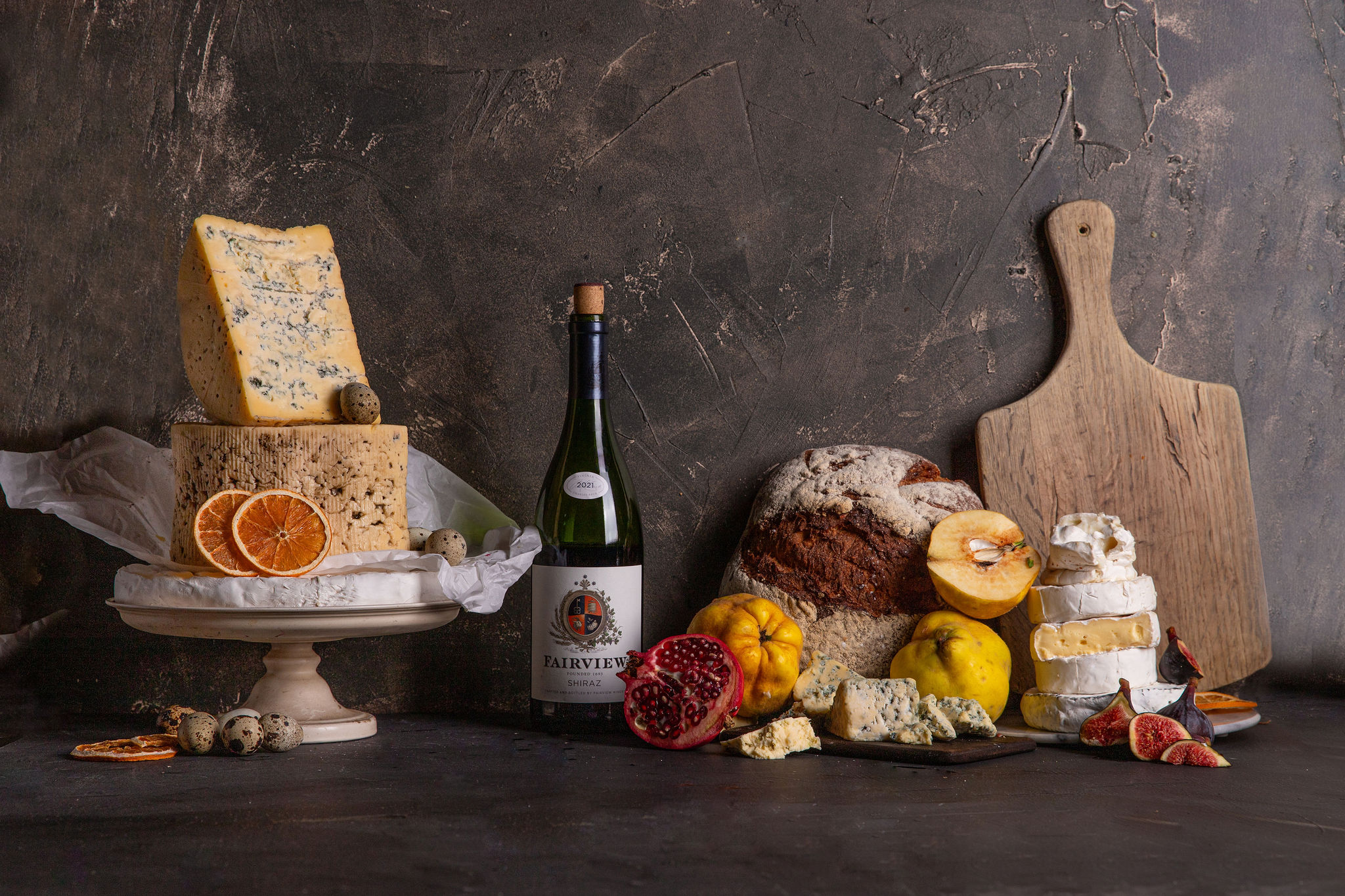 South African Cheese and Wine feature
