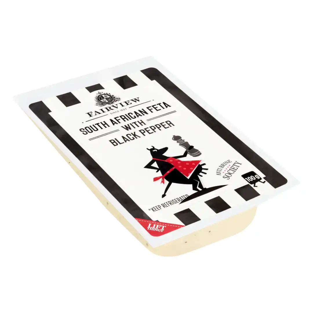 South African Feta with black pepper