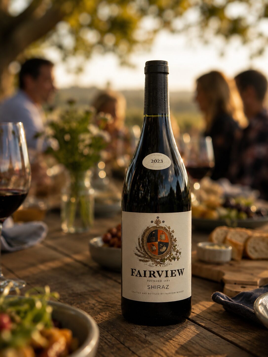 FV Shiraz on a fest table